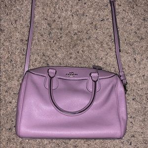 Crossbody light purple Coach bag